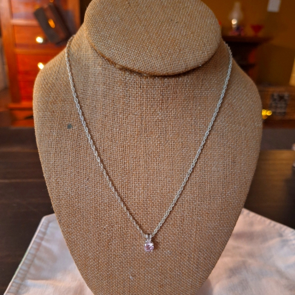 Pink Gemstone Necklace